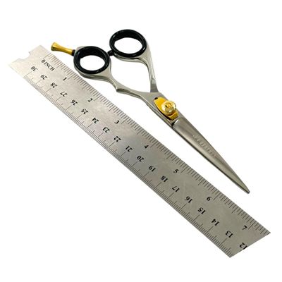 1 Each - 6.5" (16.51cm) Hair Cutting Scissors Shears Salon and Barbershop Professional and Home Use - Super Sharp (Tension Screw and Screw-On Finger Rest)