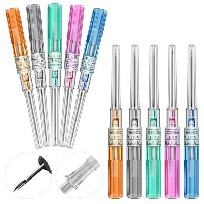 Catheter Piercing Needles - YONGDA 10Pcs Mixed 14G 16G 18G 20G 22G Catheter Needles Cateter Para Catheter Piercing Hollow Needles for Ear Nose Belly Cartilage Piercing Needles