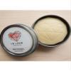 LB Love Organics Hard Lotion Bar | No Added Scent | Organic Beeswax and Plant based Moisturizer for Dry Hands and Feet | Plastic free solid moisture bar | Unscented view 3