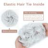 YUXING1205 Hair Piece Messy Bun Hair Piece Scrunchies for Women Elastic Band Synthetic Wavy Curly Chignon Ponytail Hair Extensions Thick Updo Hairpiece for Daily Wear Hair Buns (Color : M2-33) view 4