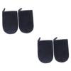 FRCOLOR 4pcs Self Tanning Applicators Soft and Comfortable Tanning Mitts for Even Application of Self Machine Washable for Streak Black view 1