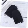 FRCOLOR 4pcs Self Tanning Applicators Soft and Comfortable Tanning Mitts for Even Application of Self Machine Washable for Streak Black view 2