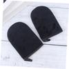 FRCOLOR 4pcs Self Tanning Applicators Soft and Comfortable Tanning Mitts for Even Application of Self Machine Washable for Streak Black view 4
