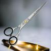 1 Each - 6.5" (16.51cm) Hair Cutting Scissors Shears Salon and Barbershop Professional and Home Use - Super Sharp (Screw-On Finger Rest) view 1