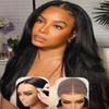 Nadula Yaki Straight Bye Bye Knots Lace Frontal Wig Pre Everything Glueless 13x4 Pre-Cut Lace Front Wig Human Hair with 3D Dome Cap Pre Plucked and Bleached Knots 150% Density 16 inch view 1