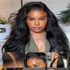 Nadula Yaki Straight Bye Bye Knots Lace Frontal Wig Pre Everything Glueless 13x4 Pre-Cut Lace Front Wig Human Hair with 3D Dome Cap Pre Plucked and Bleached Knots 150% Density 16 inch view 2