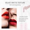 4 Colors Matte Lipstick, Lip Tint Lip stain, Labiales Mate Velvet Lipstick 24 hours Long Lasting & Waterproof Tube, Red Moisturizer Smooth Lip Stick Cosmetic view 2