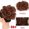 YUXING1205 Hair Piece Messy Bun Hair Piece Wave Curly Hair Buns Extension with Combs Synthetic Thick Chignon Hairpiece Clip in Ponytail Scrunchies Hair Pieces for Women Hair Buns (Color : 12H24) view 4
