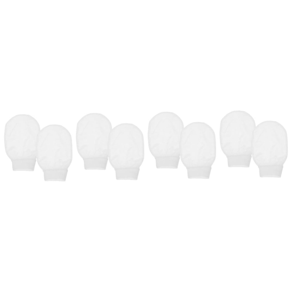 FRCOLOR 8pcs Exfoliating Bath Gloves Silk Shower Mittens Body Scrubbing Mitts for Women Gloves Skin Cleaning Supplies