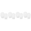 FRCOLOR 8pcs Exfoliating Bath Gloves Silk Shower Mittens Body Scrubbing Mitts for Women Gloves Skin Cleaning Supplies view 1