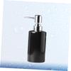 Amosfun 1pc Ceramic Travel Toiletry Bottle Pump Lotion Dispenser Portable Container for Shampoo Body Lotion Essential Oils view 4