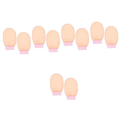 FRCOLOR 10pcs Exfoliating Gloves for Women Body Tool Shower Gloves Bath Mitts Skin Cleaning Supplies Reusable Design Comfortable Material