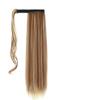 22Inch Long Straight Synthetic Hair Extensions Wrap Ponytailtail Hair For Women Clip On Ponytailtail Hairpieces Brown Black Color view 1