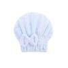 SPXTOM Large Hair Dry Cap, Bowknot Shower Cap, Water Absorbent Elastic Wrap Quick Drying Cap Hat, for Girls and Women, for Wet Hair Long Thick Hair (Color : Blue) view 1