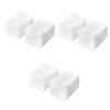 FRCOLOR 3sets Makeup Facial Cotton Pads Gentle Absorbent Clean Pads Face for Portable Makeup Cotton Pieces Nonwoven Fabric for Nail Art Skincare 400pcs*3 view 1