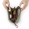 IBDRYKK Water-Resistant Makeup Bag: Compact Toiletry Pouch for Women with Multiple Compartments and Solid Design view 4