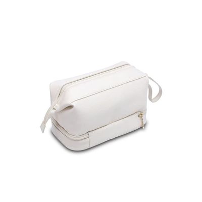 IBDRYKK Large Capacity Women's Makeup Bag: Stylish and Convenient Toiletry Storage Solution (Silver, As Shown), 56588