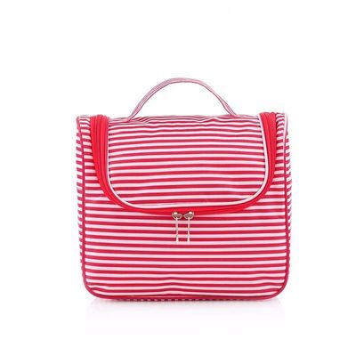 IBDRYKK Portable Polyester Travel Cosmetic Bag for Makeup Organization - Ideal for Handbags and Toiletries - Zipper Pouch for Men and Women - Perfect Travel Shower Bag (Choice of Color and Size)