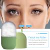 Talent Star Ice Face Roller,Food Grade Cooling Roller Silicone,Beauty Skin Care Massage Tools Massage Ice Roller for Eyes and Neck Care Brighten Skin, Eye Puffiness Treatment Green view 2