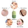 Talent Star Ice Face Roller,Food Grade Cooling Roller Silicone,Beauty Skin Care Massage Tools Massage Ice Roller for Eyes and Neck Care Brighten Skin, Eye Puffiness Treatment Green view 3