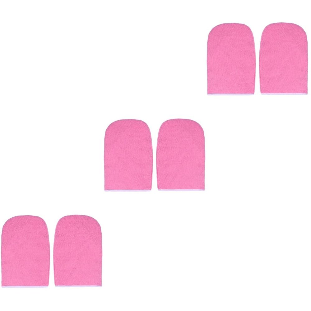 FOMIYES 3pairs Paraffin Wax Gloves Insulated Hand Treatment Mitts for Spa Heat Therapy for Nourishing Dry Hands and Maximizing Comfort