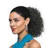10" Length Drawstring Ponytail DS21 Color 280 - (2 Pack) Cheerleading Looser Spiral Curls Fusion Heat Friendly Synthetic Fiber Womens Lightweight Black Women Curly Cheer Bundle Hairloss Booklet view 1