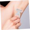 FOMIYES 5pcs Hair Remover Trimmer for Women Portable Body Razor for Armpits Legs and Arms Lightweight and Safe Manual Hair Removal Tool Gray view 4