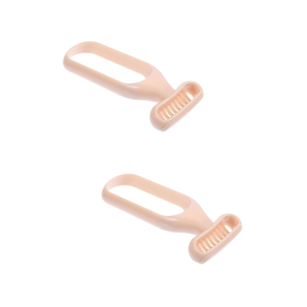 FOMIYES 2pcs Hair Remover Trimmer for Women Portable Manual Body Hair Razor Safe Gentle for Travel Sensitive Skin