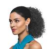 10" Length Drawstring Ponytail DS21 Color 1B - (2 Pack) Cheerleading Looser Spiral Curls Fusion Heat Friendly Synthetic Fiber Womens Lightweight Black Women Curly Cheer Bundle Hairloss Booklet view 1