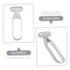 FOMIYES 3pcs Body Hair Trimmer for Women Removal Tool for Armpits and Legs Comfortable Shaving Experience Ergonomic Design Gentle Skin Grey view 4
