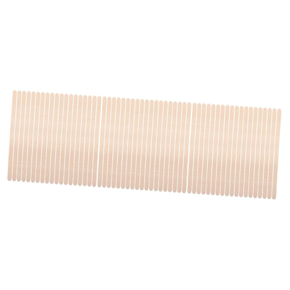 Beaupretty 300pcs Wooden Waxing Sticks Applicators Durable Hair Removal Tools for Body Face and Eyebrow Waxing Comfortable Edge Design Versatile for All Hair Removal Needs