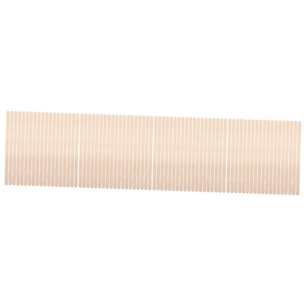 Beaupretty 400pcs Wooden Waxing Sticks Applicators Thick Edge Hair Removal Spatula for Eyebrow Shaping Waxing Safe and Comfortable Use