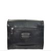A1 FASHION GOODS Mens Leather Wash Bag Hanging Cosmatics Toiletry Shaving Kit Travel Bag, Black, Small, Wash Bag view 2