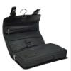 A1 FASHION GOODS Mens Leather Wash Bag Hanging Cosmatics Toiletry Shaving Kit Travel Bag, Black, Small, Wash Bag view 4