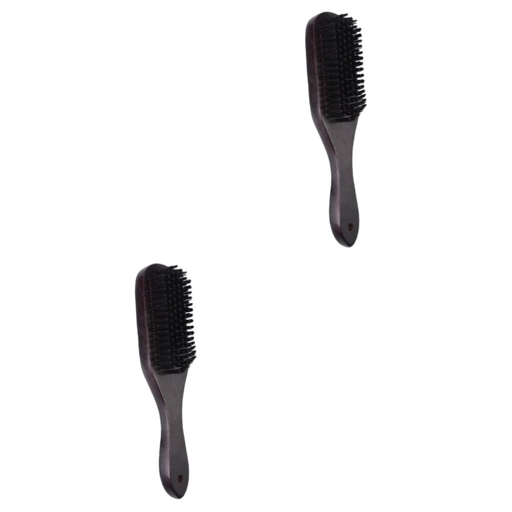 Beaupretty 2pcs Beard Brush Bristles for Men Cleaning Tool Styling Brush for Bearded Men