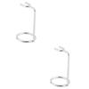Beaupretty 2pcs Double Safety and Brush Stand Heavy Shaving Holder for Wet Shaving Kit Compatible and Brush Models Facilitates Air Drying Random Pattern Design view 1