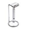 Beaupretty 2pcs Double Safety and Brush Stand Heavy Shaving Holder for Wet Shaving Kit Compatible and Brush Models Facilitates Air Drying Random Pattern Design view 3
