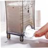 HAKIDZEL Storage Containers Square Plastic Container for Cotton Pads Makeup Organizer Box Easy to Clean Odorless Delicate Workmanship Rilievo Design view 2
