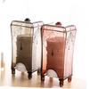 HAKIDZEL Storage Containers Square Plastic Container for Cotton Pads Makeup Organizer Box Easy to Clean Odorless Delicate Workmanship Rilievo Design view 4