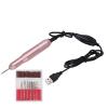 15000RPM USB Portable Electric Nail Drill Pen Machine Nail Grinding Polisher Manicure Tool Six Polishing Heads Fast Processing for Manicure Pedicure Nail Grinding Polisher view 2