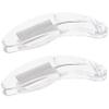 Mikinona 2pcs Metal Eyelash Comb and Eyebrow Beauty Comb Stainless Steel Dual-use Grooming Tool for Neat Lashes and Brows for Daily Makeup Application view 1