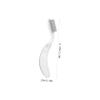 Mikinona 2pcs Metal Eyelash Comb and Eyebrow Beauty Comb Stainless Steel Dual-use Grooming Tool for Neat Lashes and Brows for Daily Makeup Application view 2