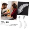 Mikinona 2pcs Metal Eyelash Comb and Eyebrow Beauty Comb Stainless Steel Dual-use Grooming Tool for Neat Lashes and Brows for Daily Makeup Application view 4