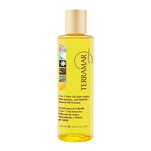 Generic TERRAMAR 3 IN 1 HAIR OIL TREATMENT 4.06 fl. oz., Gold