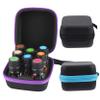 HAKIDZEL 5ml Essential Oil Travel Case Holder Bag Essential Oils Storage Pouch Black Organizer Compact Carrying Case view 2