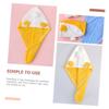 Amosfun Hair Drying Turban Hat for Wet Hair Ultra Absorbent Coral Wrap Towel for Girls Cute Cartoon Design Reduces Drying Soft Comfortable Bathing Essential view 3