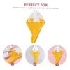 Amosfun Hair Drying Turban Hat for Wet Hair Ultra Absorbent Coral Wrap Towel for Girls Cute Cartoon Design Reduces Drying Soft Comfortable Bathing Essential view 4