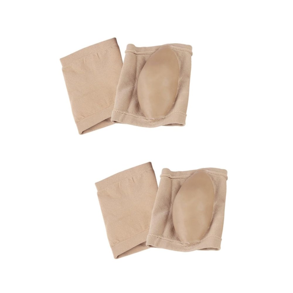 minkissy 2pairs Breathable Gel Heel Socks for Moisturizing and Crack of Khaki Ankle Socks for and Foot Care