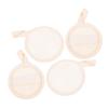 Mikinona 4pcs Sponge Pads for Cleansing Natural Loofah Makeup Towels Skin-Friendly Facial Exfoliating Sponges for Gentle Makeup Removal and Pore Cleaning view 1