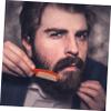 NOLITOY 3sets Stainless Steel Facial Hair Remover Scissor for Eyebrows Mustache Beard Trimmer view 2
